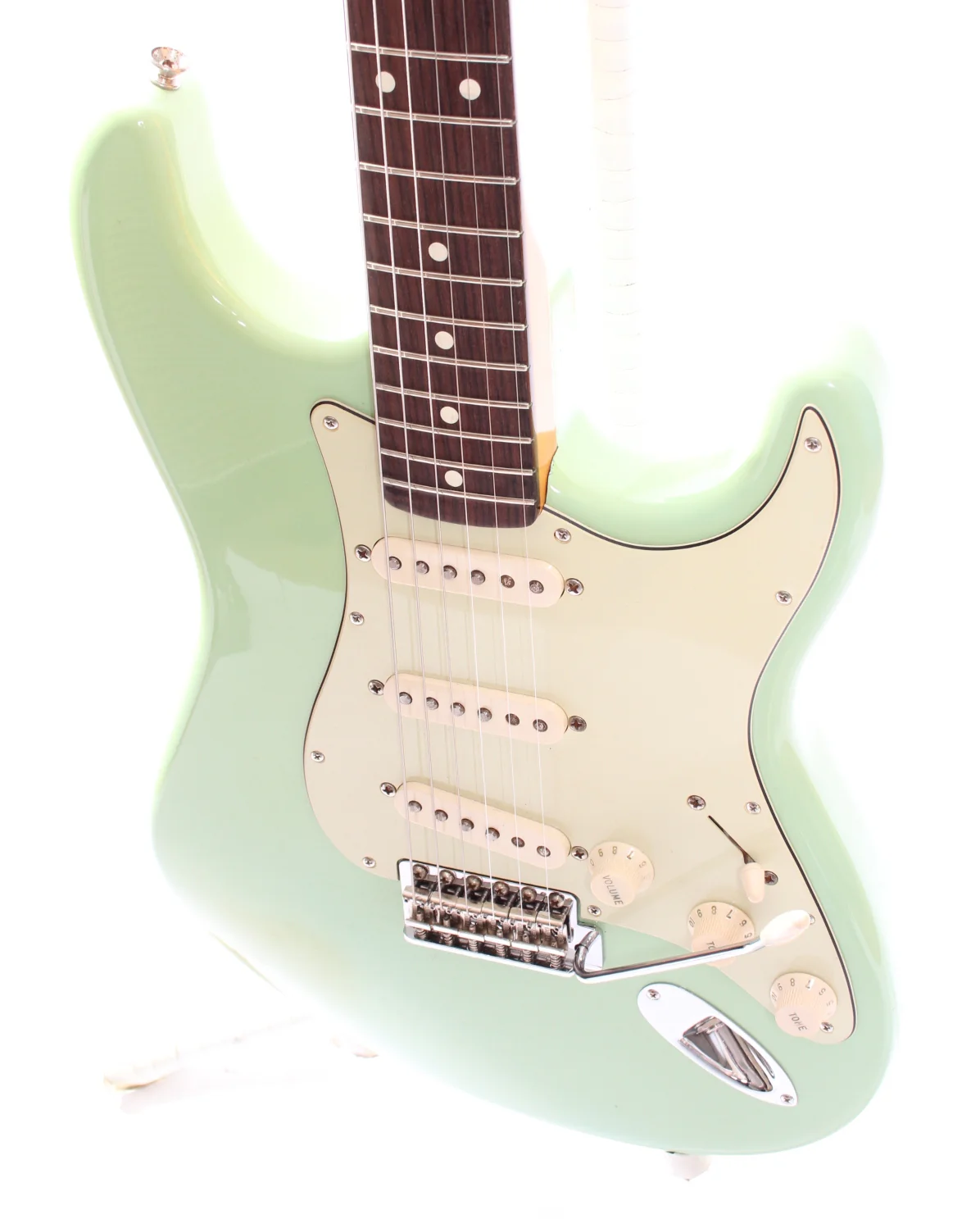 2010 Fender Stratocaster American Vintage 62 Reissue daphne blue thin skin - Image 3