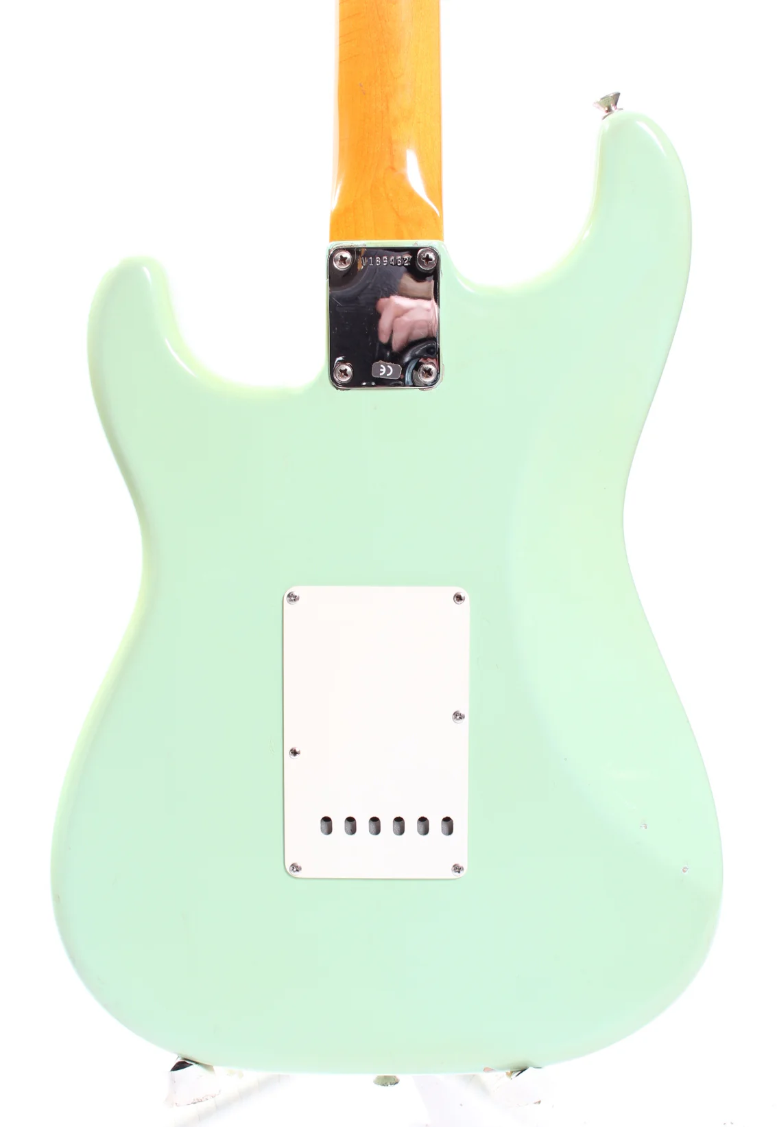2010 Fender Stratocaster American Vintage 62 Reissue daphne blue thin skin - Image 7