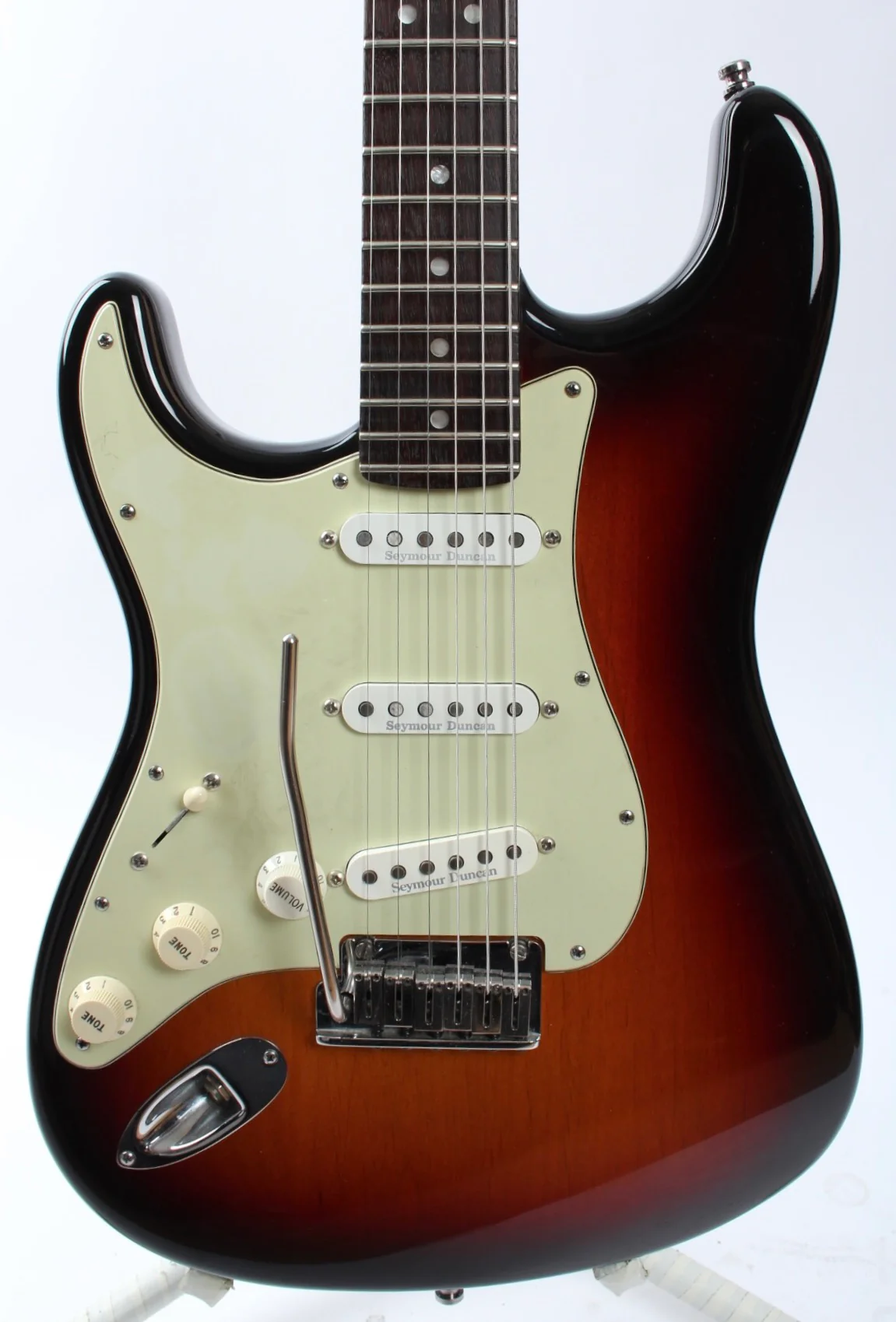 2010 Fender Stratocaster American Deluxe Lefty sunburst - Image 2