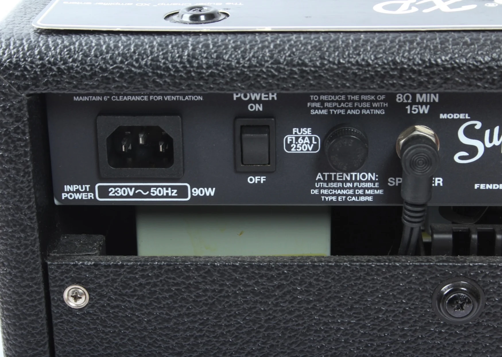 2010 Fender Super Champ XD blackface - Image 7