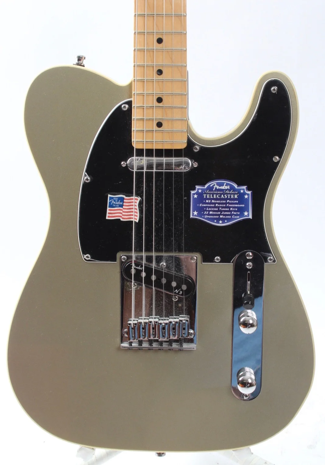 2010 Fender Telecaster American Deluxe tungsten metallic - Image 2