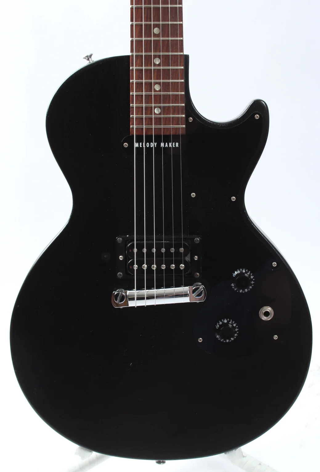 2010 Gibson Melody Maker Humbucker Slash Alnico II satin ebony - Image 2