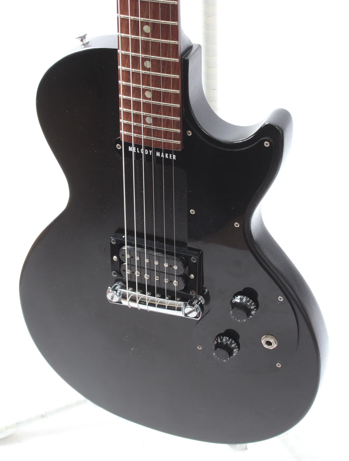 2010 Gibson Melody Maker Humbucker Slash Alnico II satin ebony - Image 3