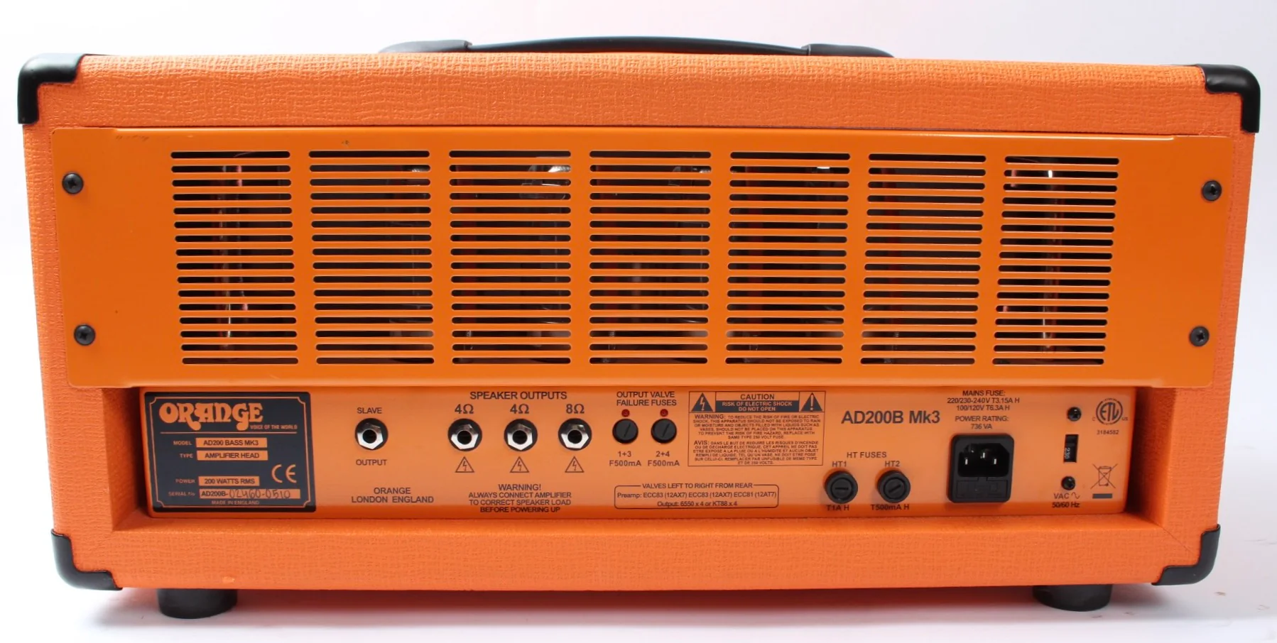 2010 Orange AD200 Bass MK3 - Image 5