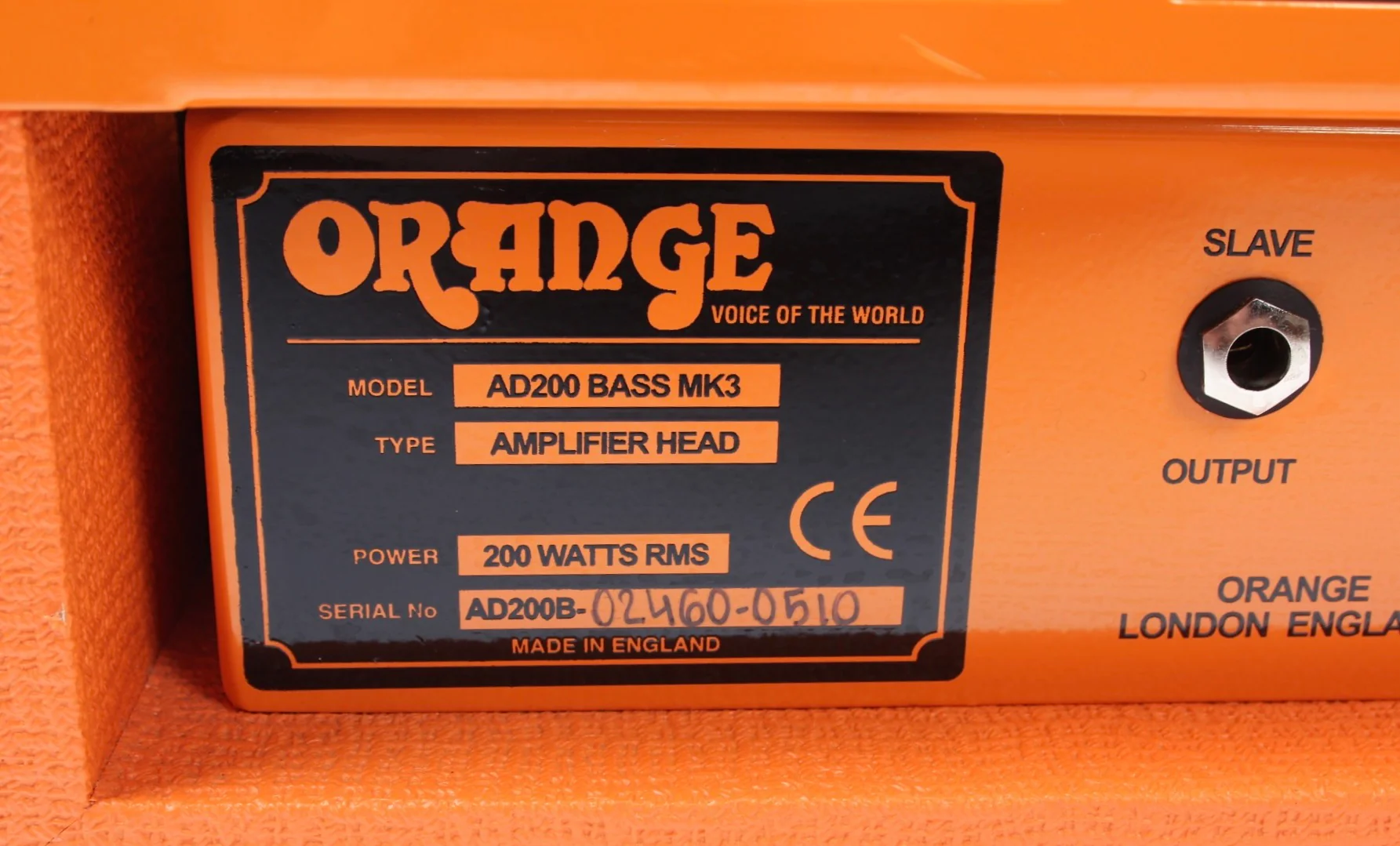 2010 Orange AD200 Bass MK3 - Image 7