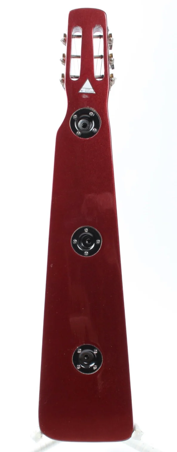 2010s Artisan Lap Steel metallic red - Image 4