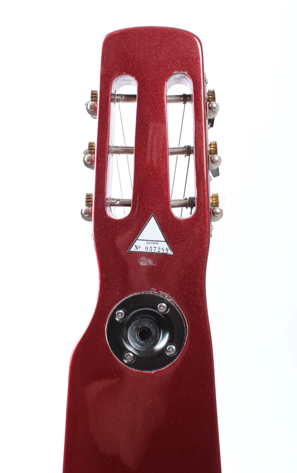 2010s Artisan Lap Steel metallic red - Image 5