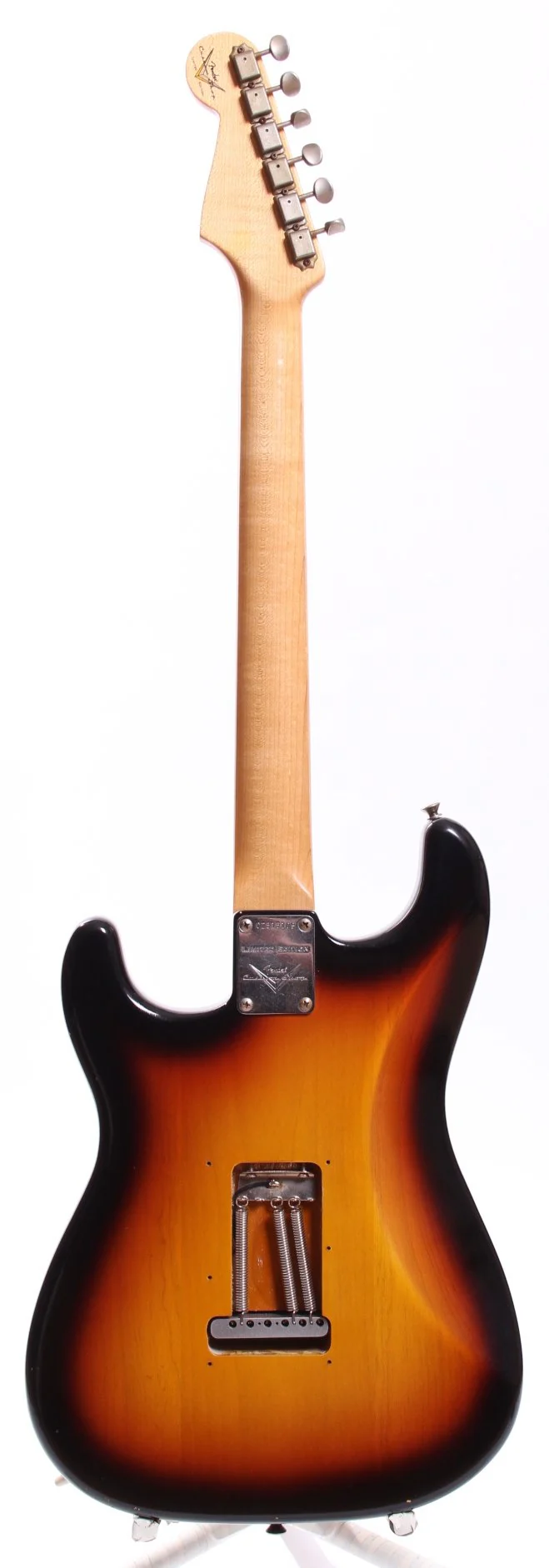 2011 Fender Stratocaster Custom Shop 60's Relic Duo Tone Limited Edition sunburst - Image 6