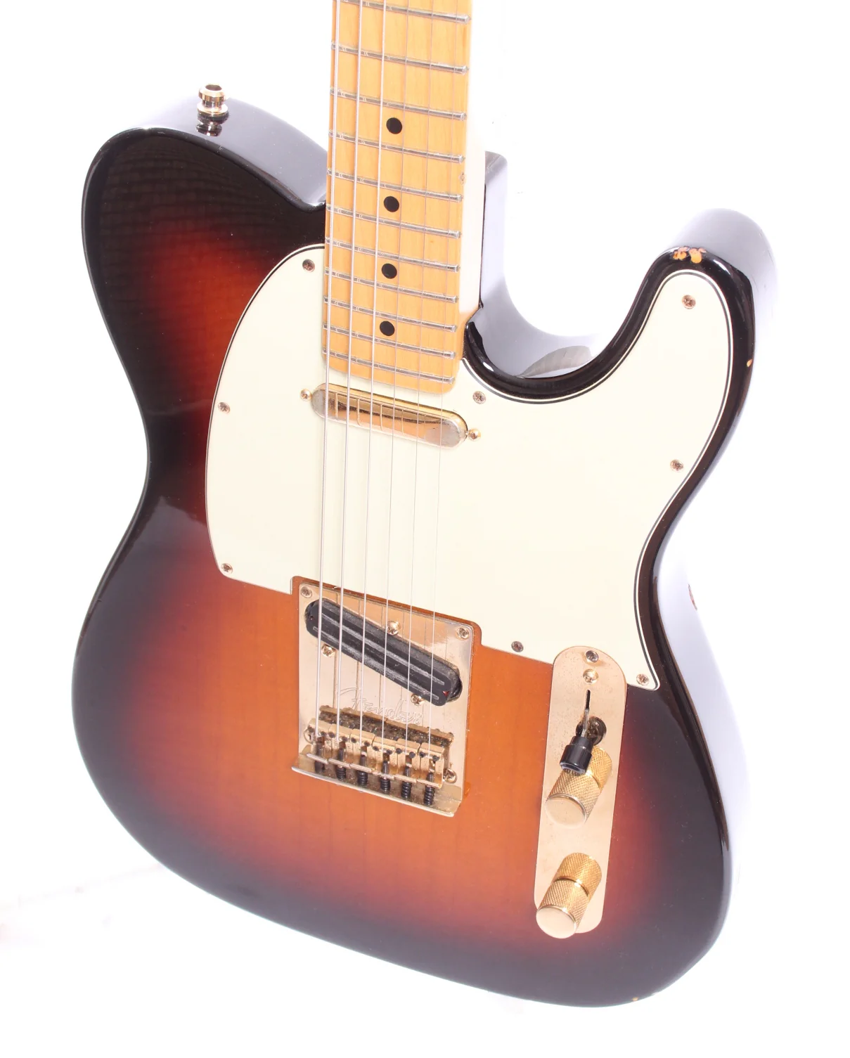 2011 Fender Telecaster American Standard 60th Anniversary gold hardware - Image 3