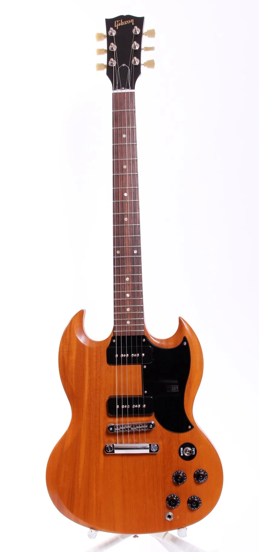 2011 Gibson SG Traditional P-90s worn brown