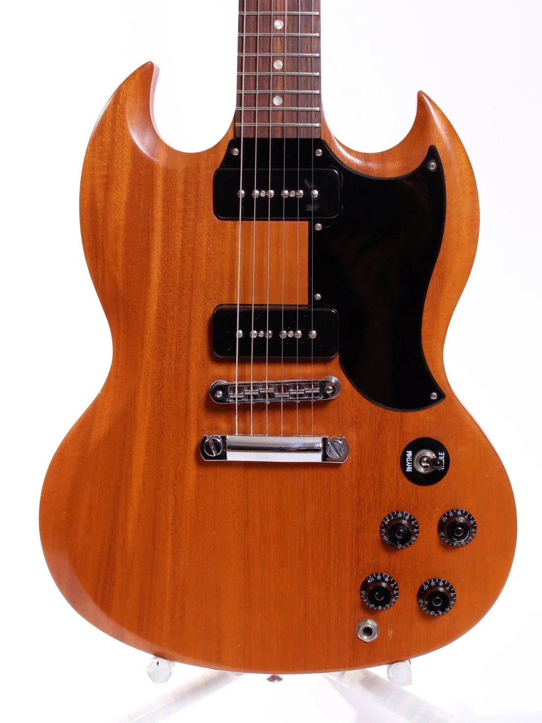 2011 Gibson SG Traditional P-90s worn brown - Image 4