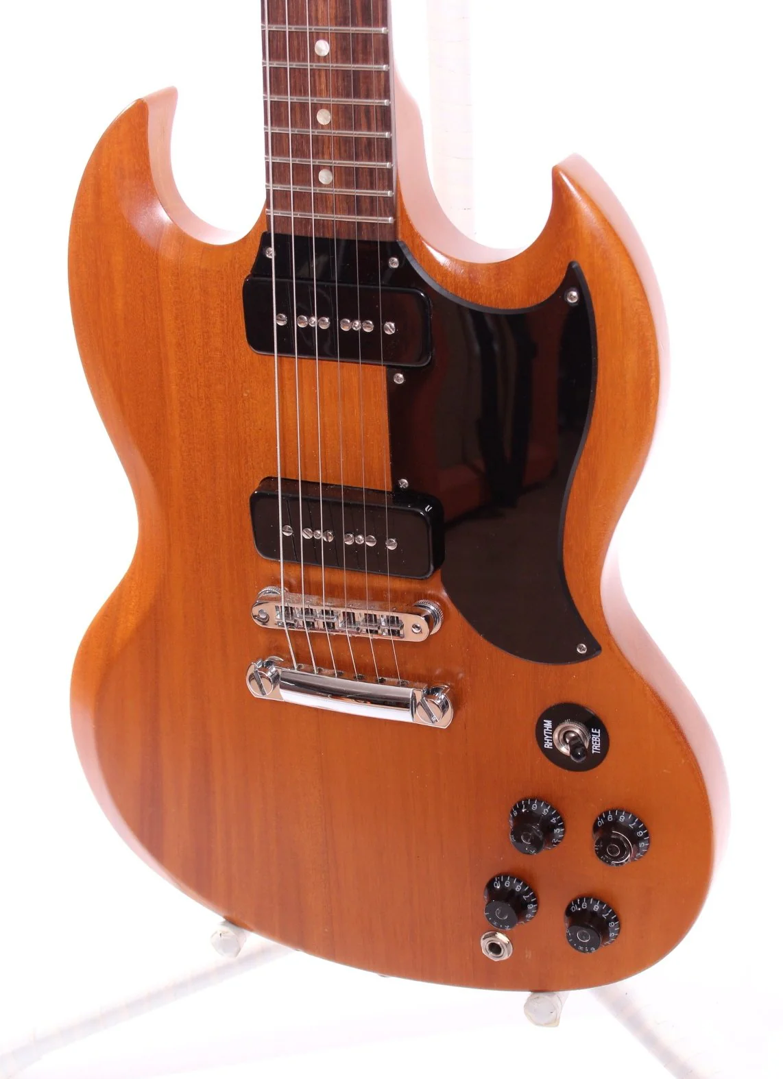 2011 Gibson SG Traditional P-90s worn brown - Image 7