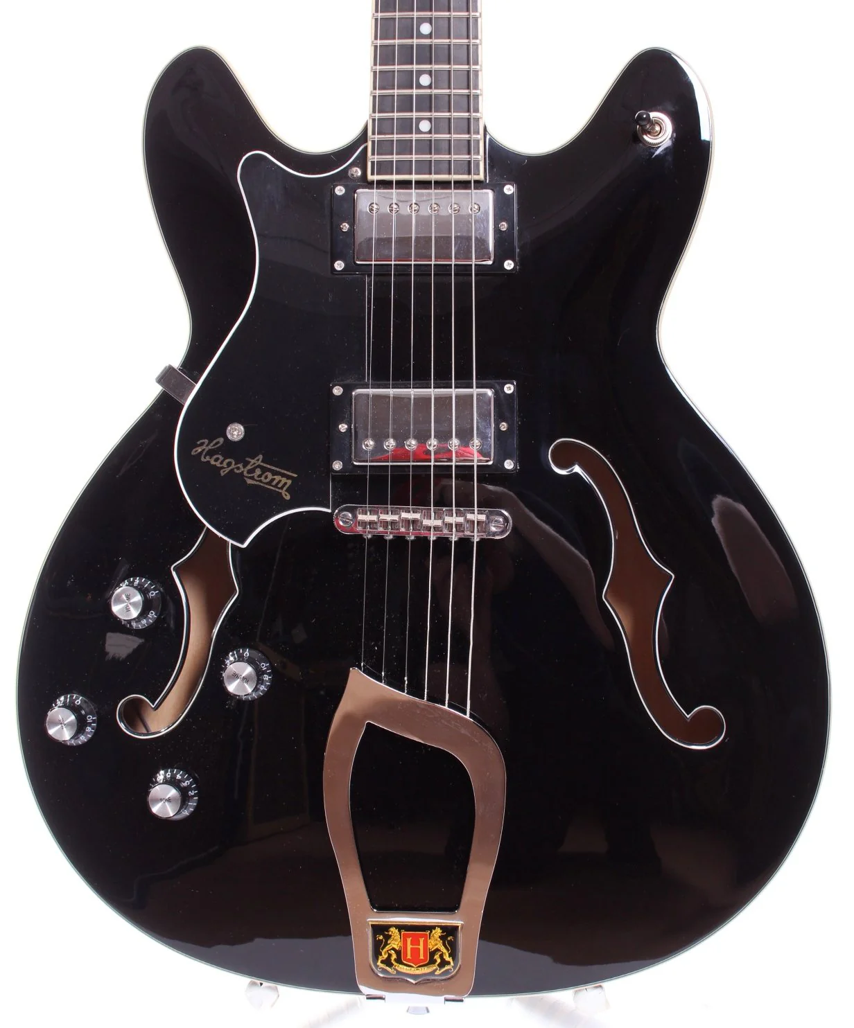 2011 Hagstrom Viking LEFTY black - Image 2