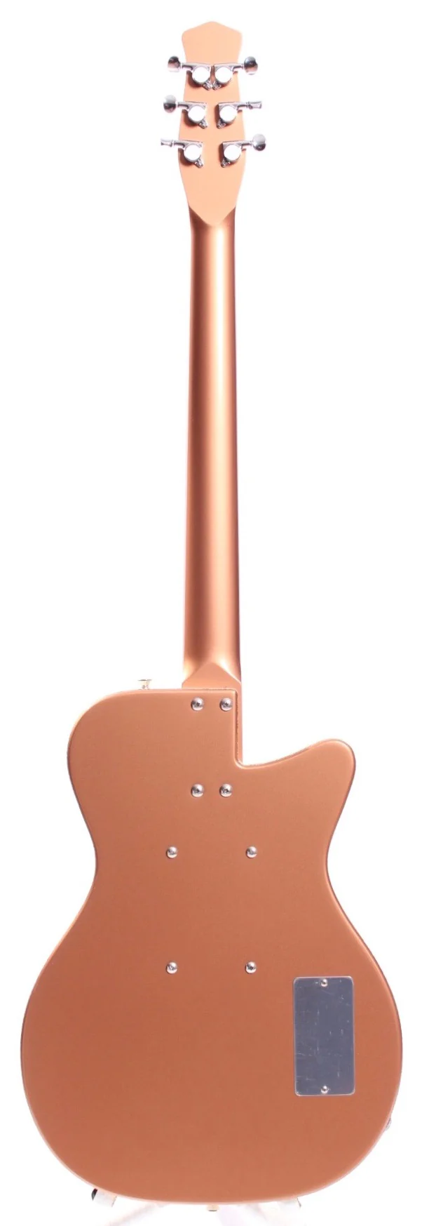 2011 Jerry Jones Singlecut Baritone Bigsby lefty copper - Image 6
