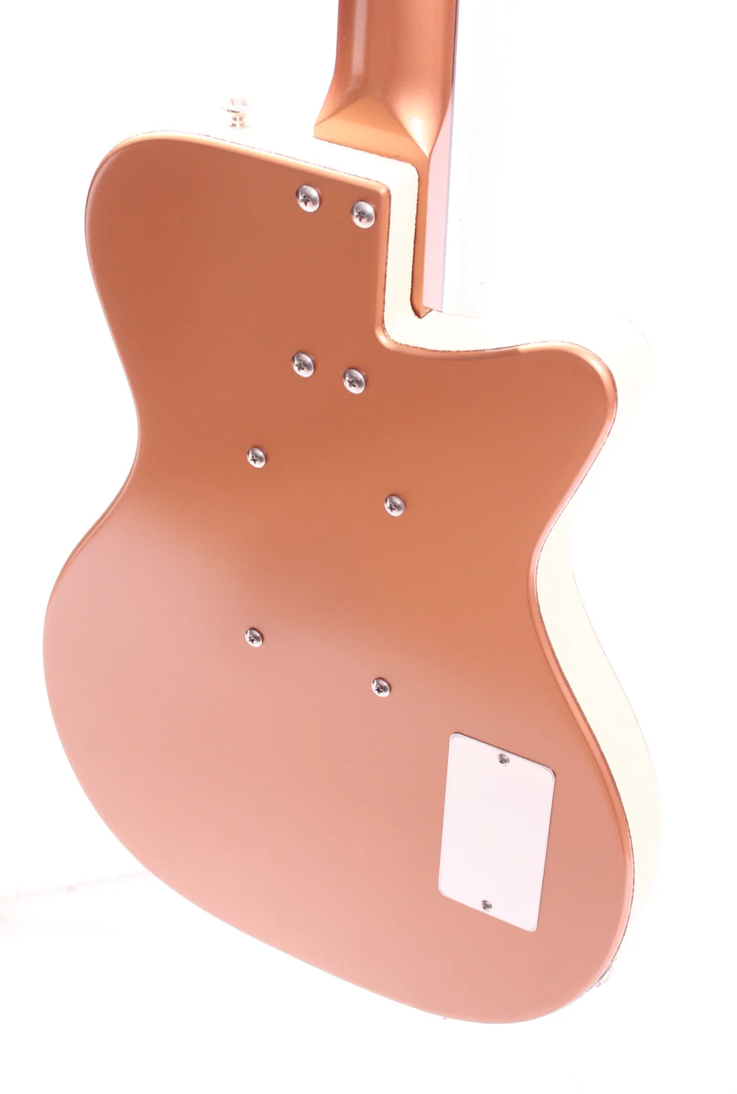 2011 Jerry Jones Singlecut Baritone Bigsby lefty copper - Image 8
