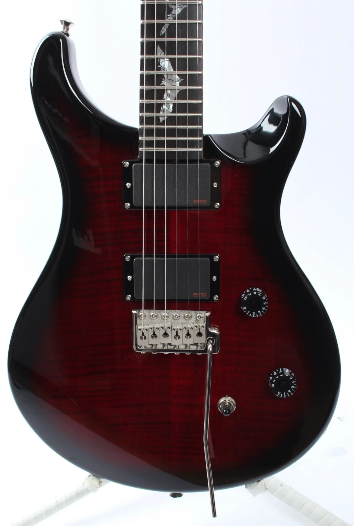2011 PRS SE Paul Allender scarlet burst - Image 2