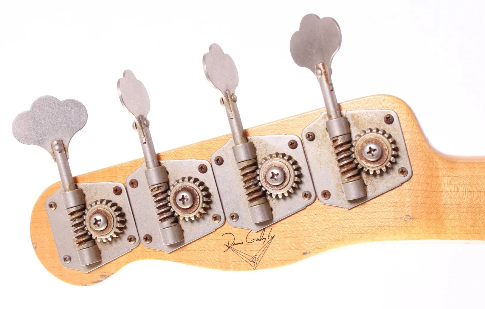 2012 Fender '51 Precision Bass Relic Dennis Galuszka butterscotch blonde - Image 10
