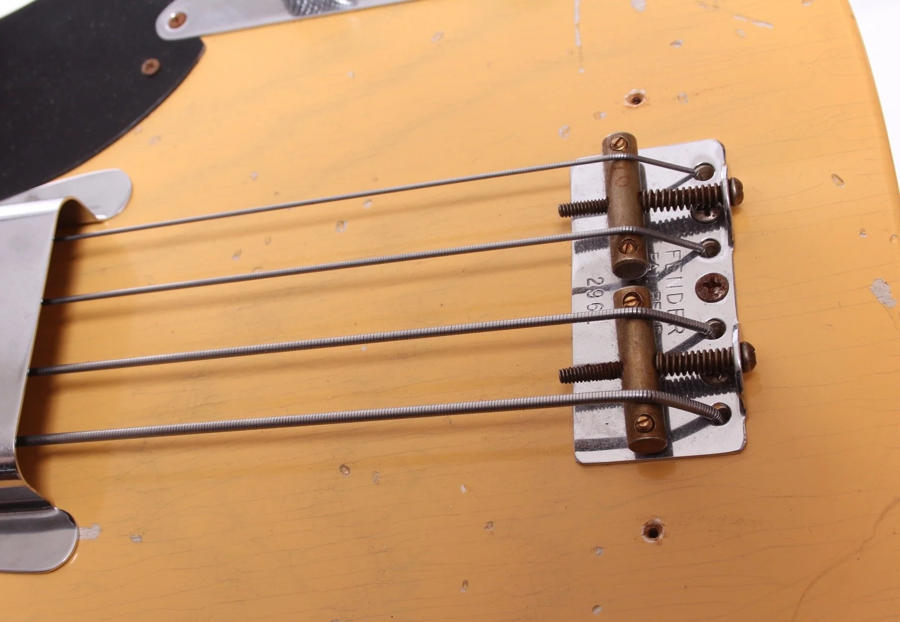 2012 Fender '51 Precision Bass Relic Dennis Galuszka butterscotch blonde - Image 11
