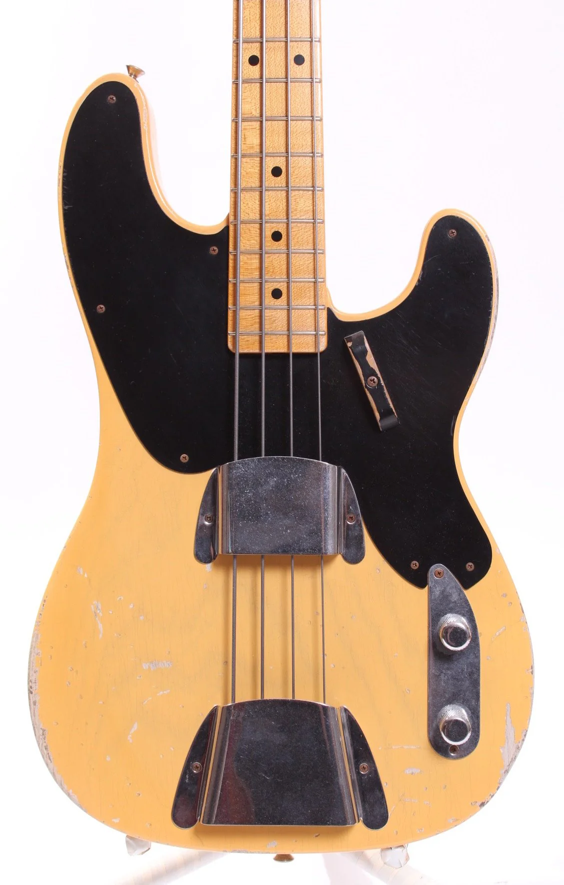 2012 Fender '51 Precision Bass Relic Dennis Galuszka butterscotch blonde - Image 2