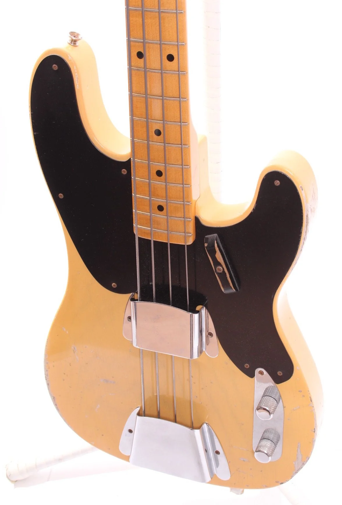 2012 Fender '51 Precision Bass Relic Dennis Galuszka butterscotch blonde - Image 3