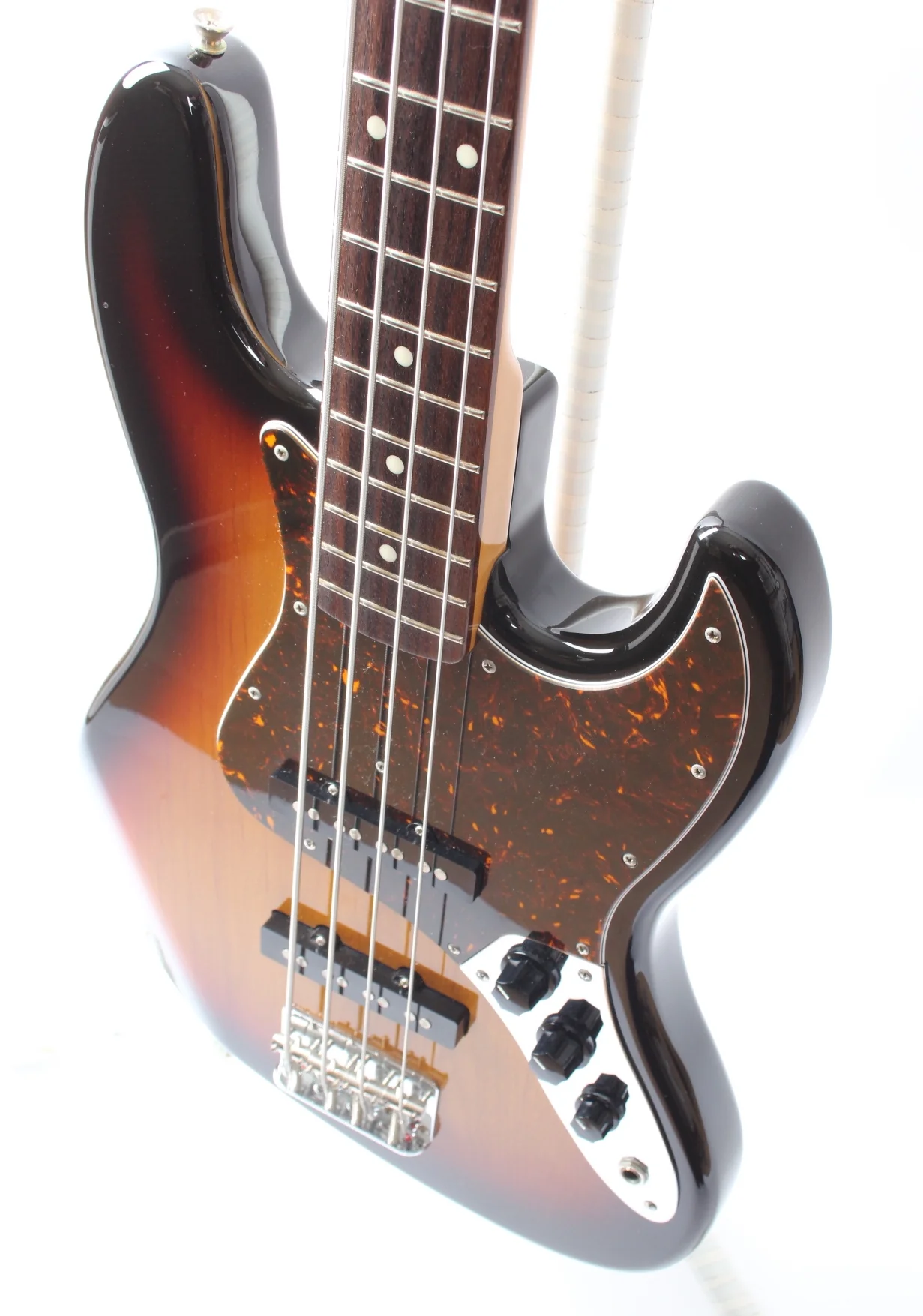 2012 Fender Jazz Bass 62 Reissue Medium Scale sunburst - Image 3