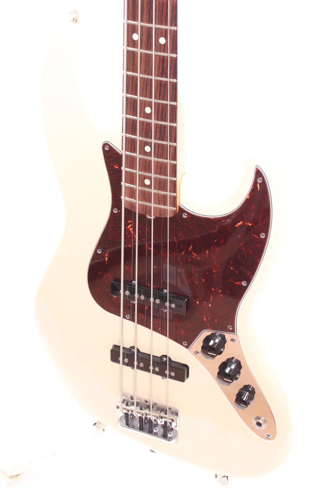 2012 Fender Jazz Bass American Standard olympic white - Image 3