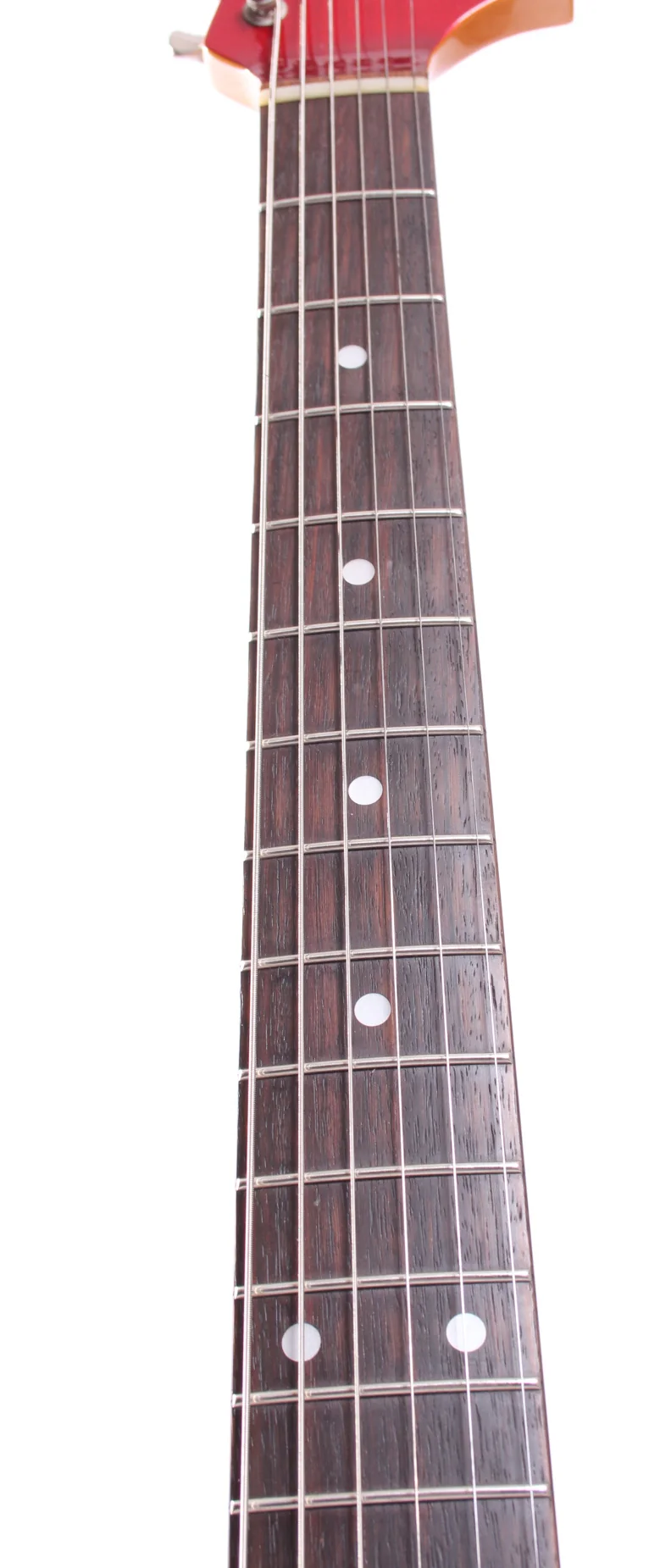 2012 Fender Mustang 69 Reissue matching headstock candy apple red - Image 4