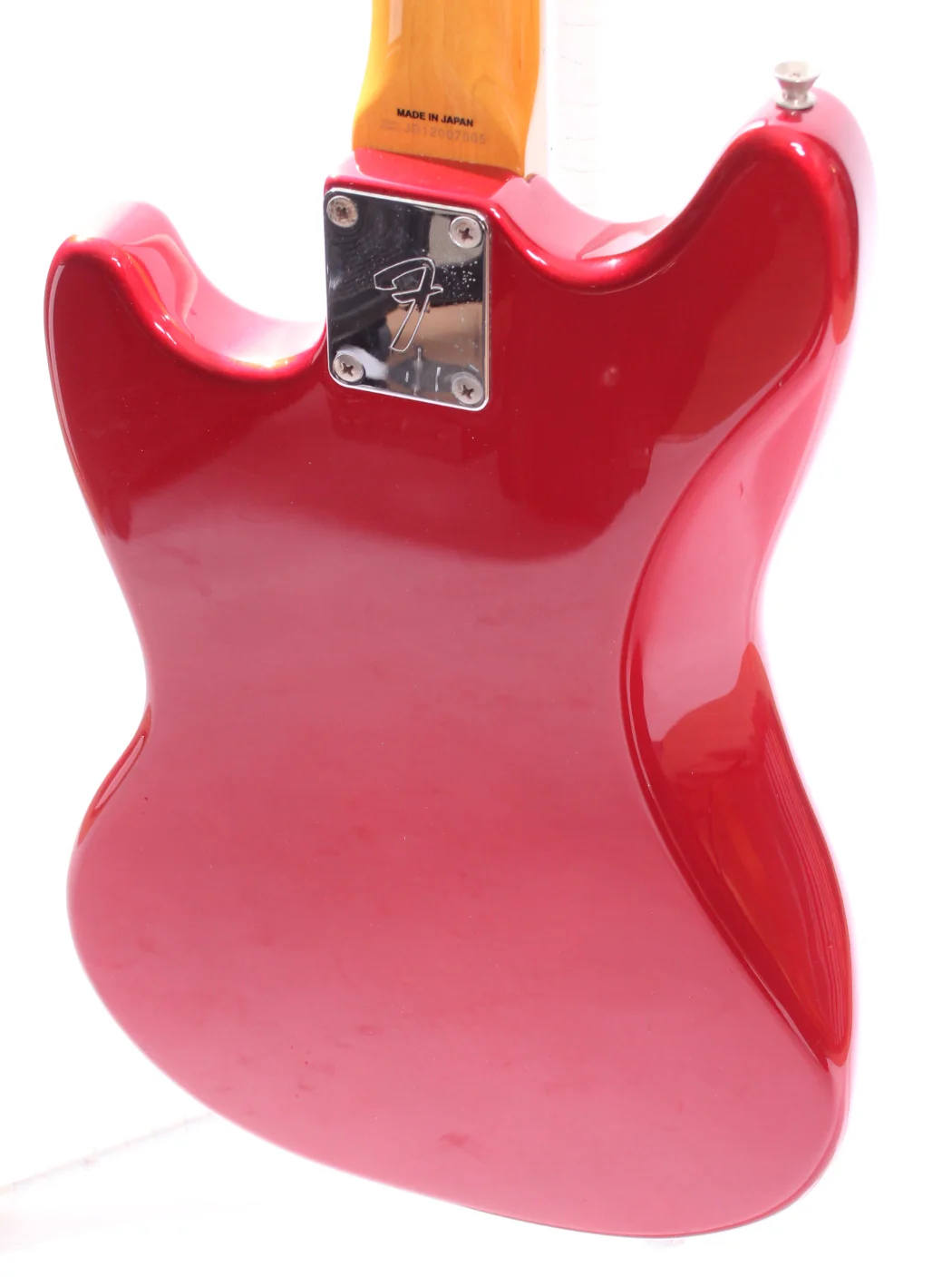 2012 Fender Mustang 69 Reissue matching headstock candy apple red - Image 8