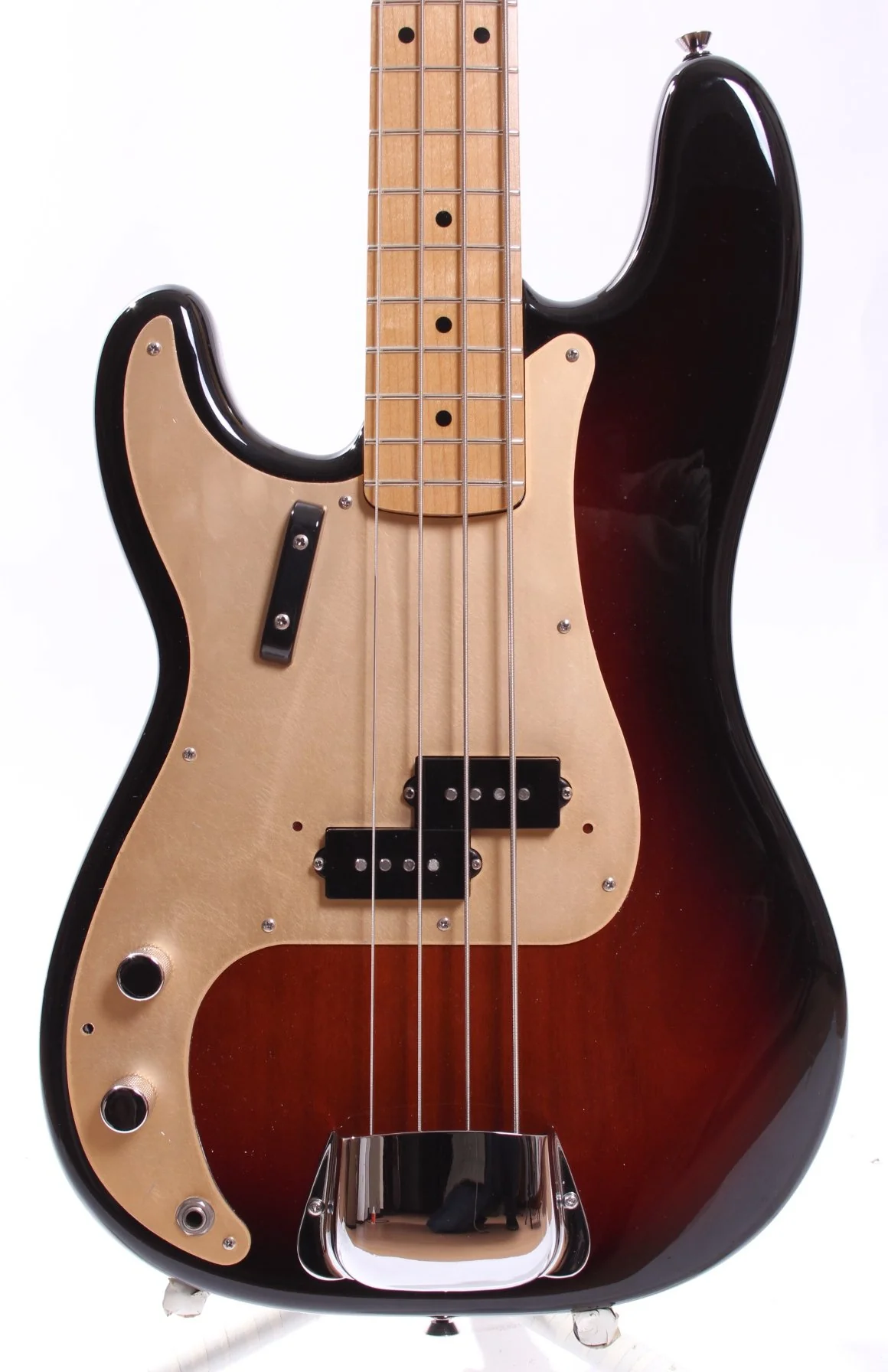 2012 Fender Precision Bass 58 Reissue lefty sunburst - Image 2