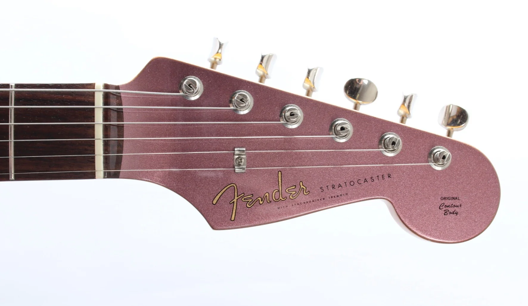 2012 Fender Stratocaster '62 Reissue matching headstock burgundy mist metallic - Image 5
