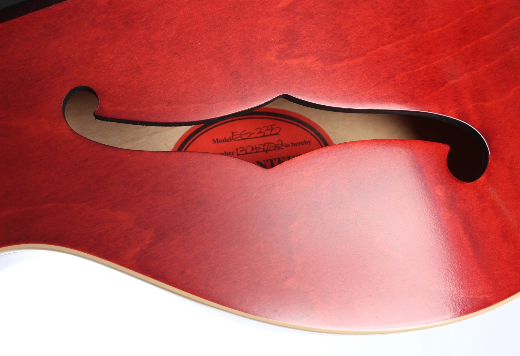 2012 Gibson ES-335 Custom Shop satin cherry red - Image 11