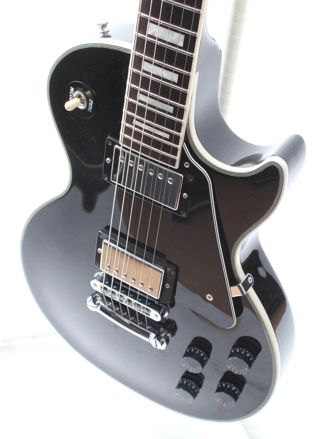 2012 Gibson Les Paul Classic Custom ebony - Image 3