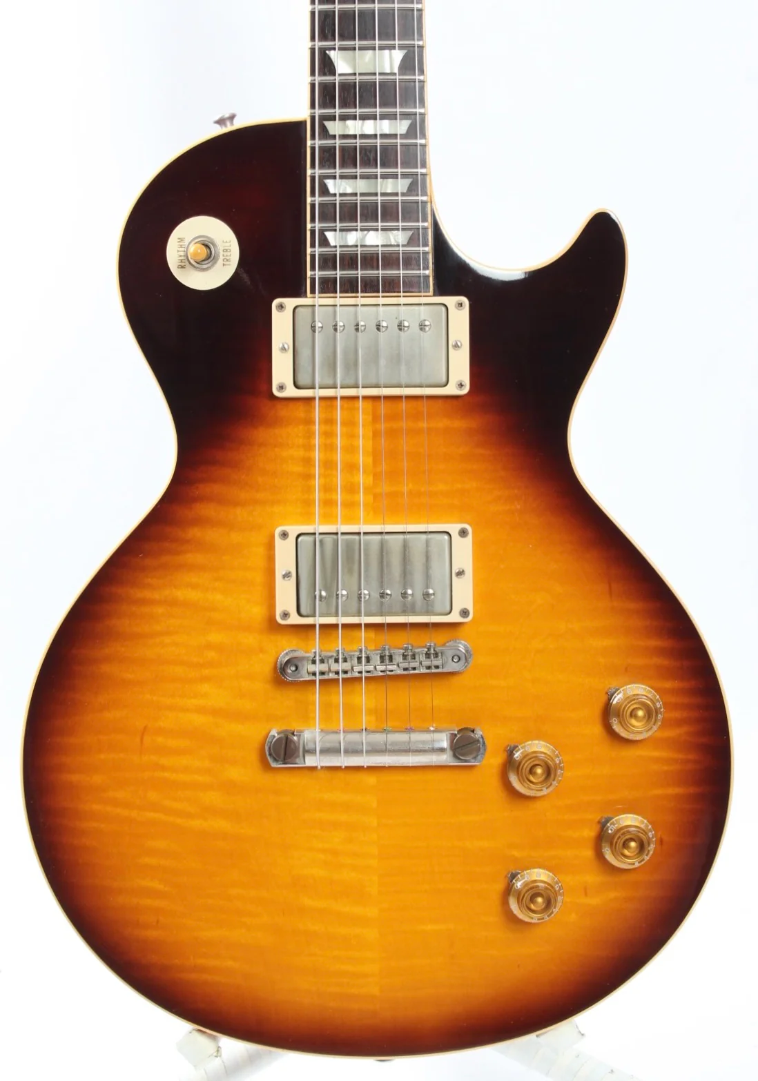 2012 Gibson Les Paul Standard 58 Reissue Ultimate Stinger VOS figured tobacco burst - Image 2