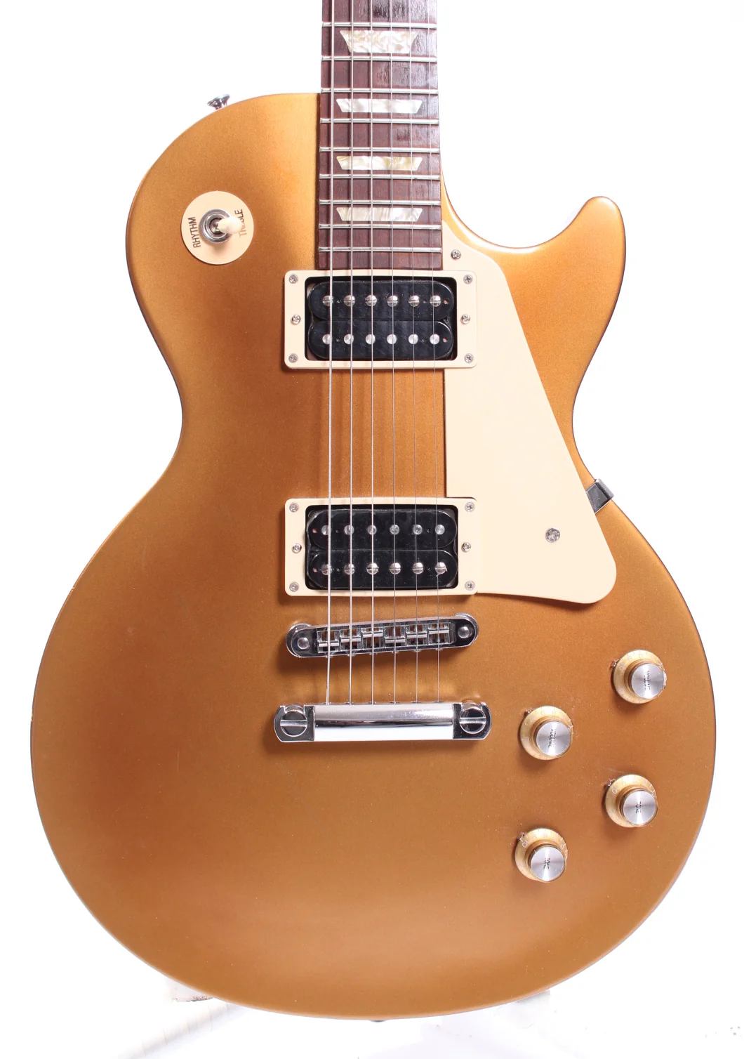 2012 Gibson Les Paul Studio 50s Tribute dark back goldtop - Image 2