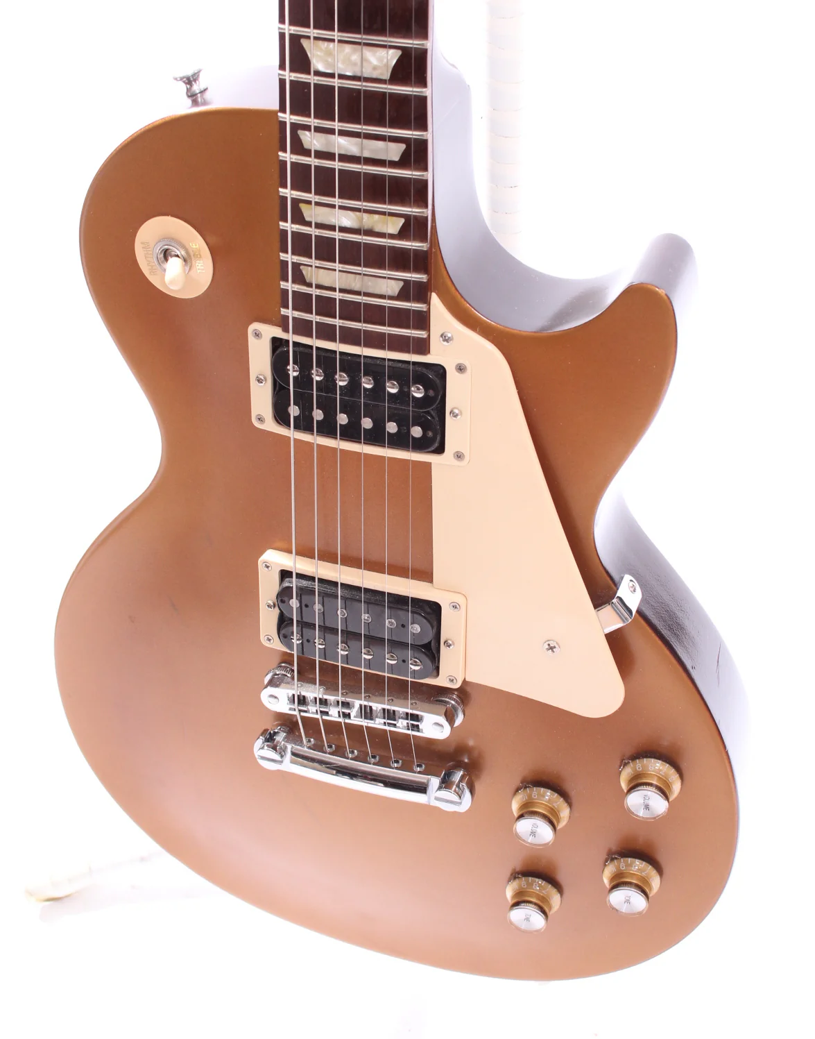 2012 Gibson Les Paul Studio 50s Tribute dark back goldtop - Image 3