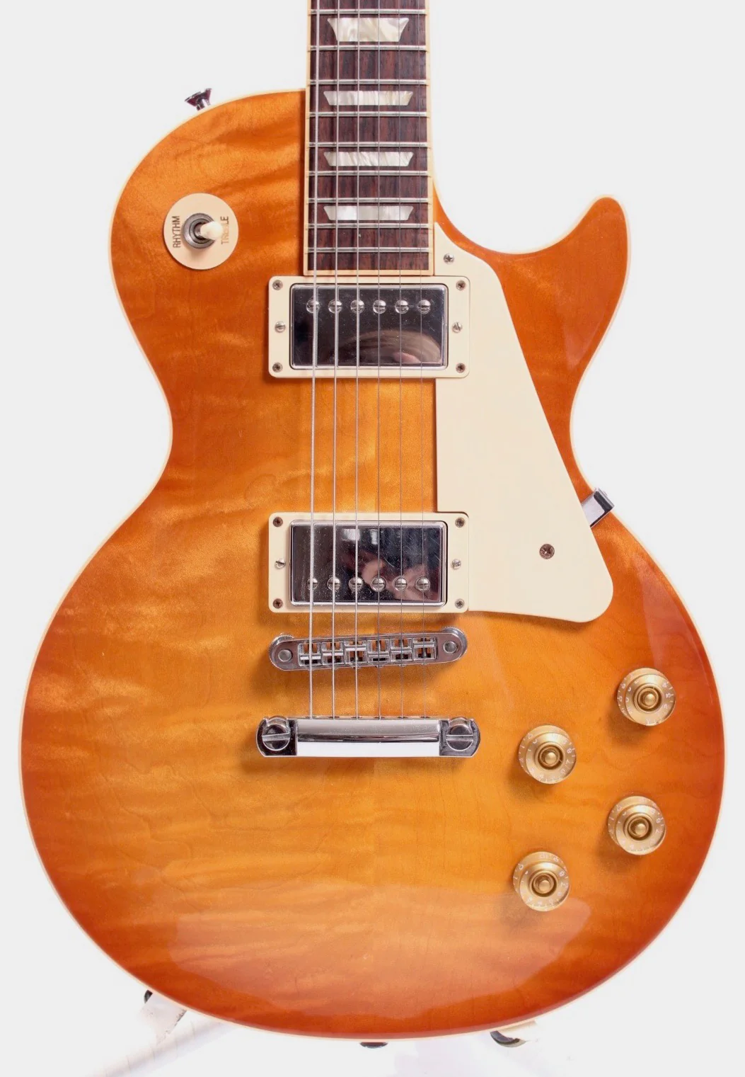 2012 Gibson Les Paul Traditional Plus light cherry burst - Image 2