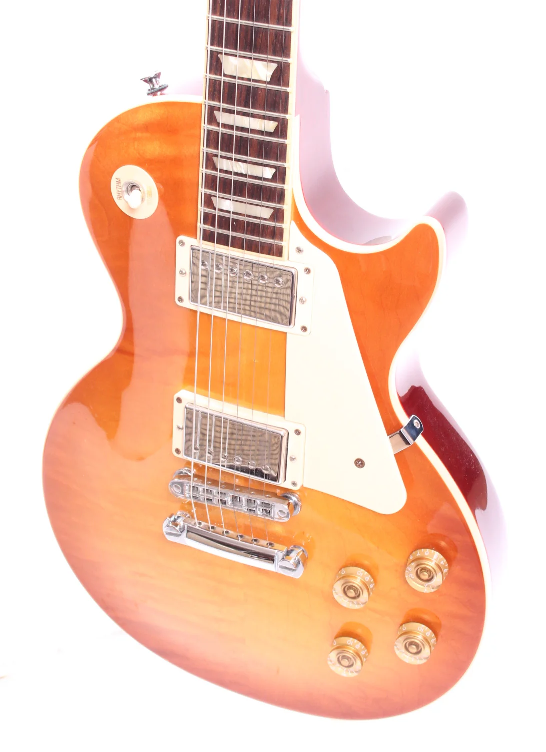 2012 Gibson Les Paul Traditional Plus light cherry burst - Image 3