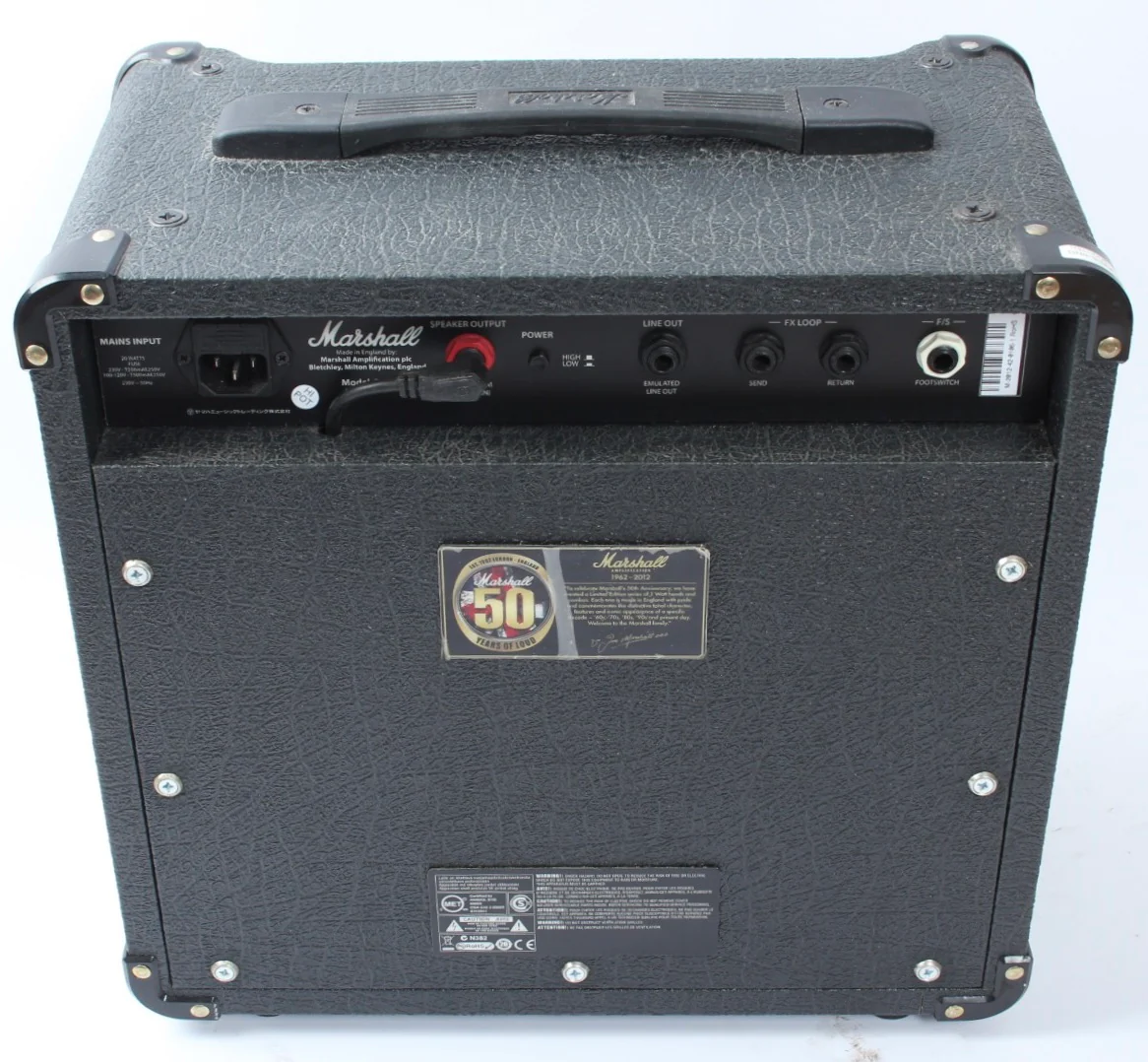 2012 Marshall JCM2000 DSL1C 1w two channel all tube amp 50th anniversary - Image 7