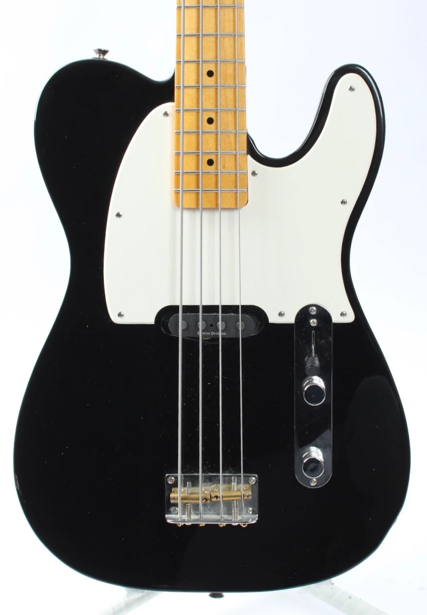 2012 Squier Vintage Modified Telecaster Bass black - Image 2