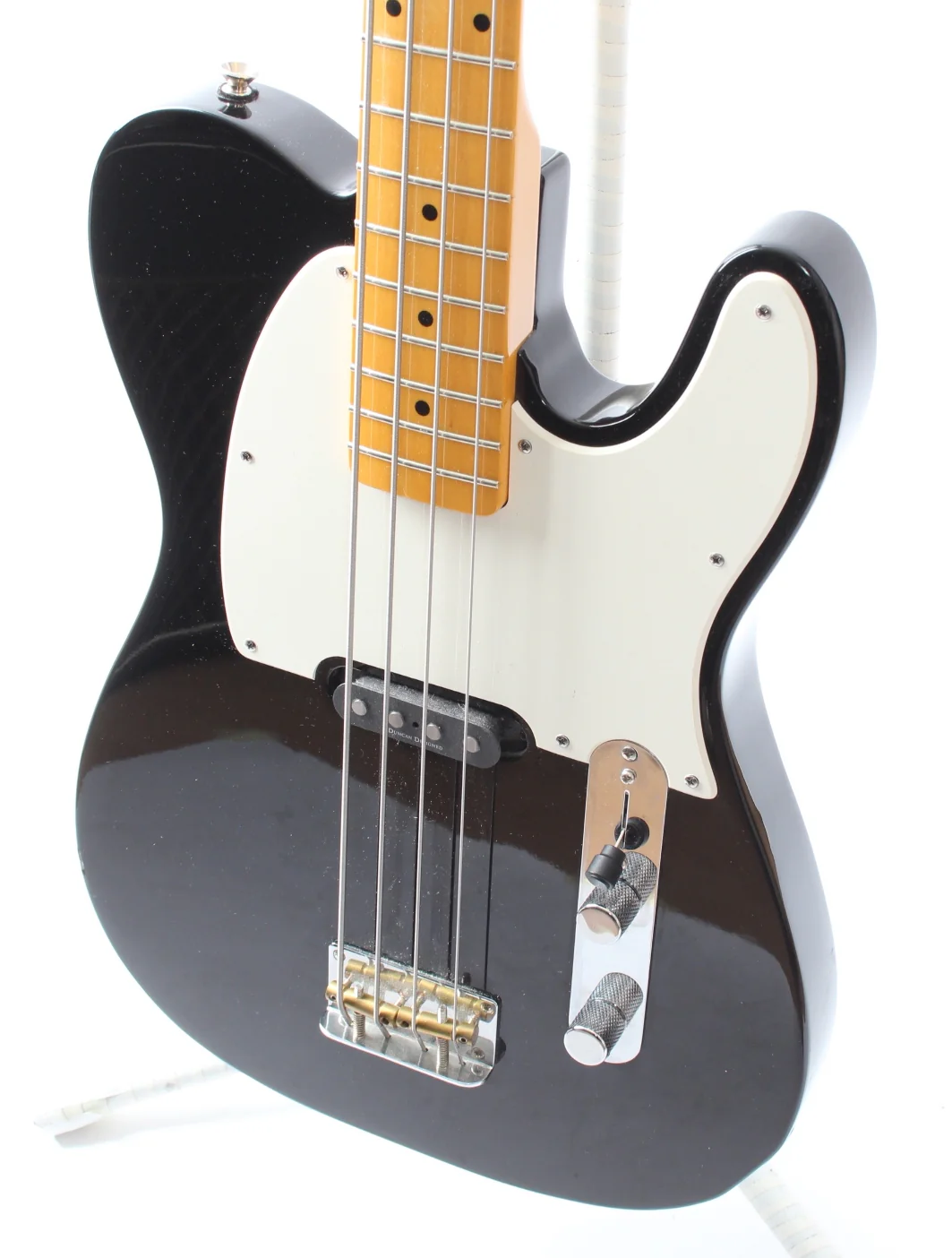 2012 Squier Vintage Modified Telecaster Bass black - Image 3