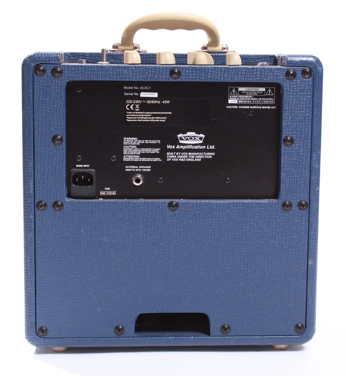 2012 Vox AC4 / AC4C1 blue - Image 5