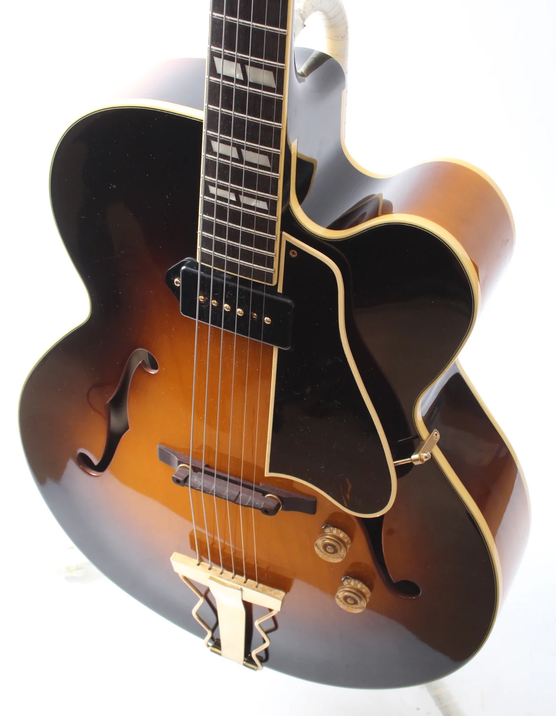 2013 Archtop Tribute AT350 Classic Gibson ES-350 sunburst - Image 3