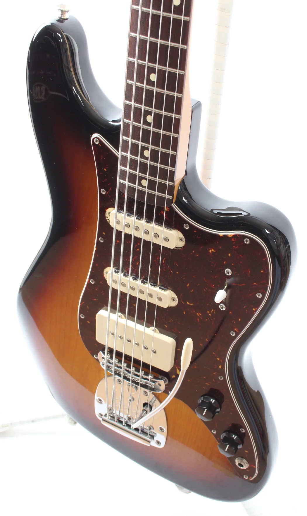 2013 Fender Bass VI Pawn Shop sunburst - Image 3