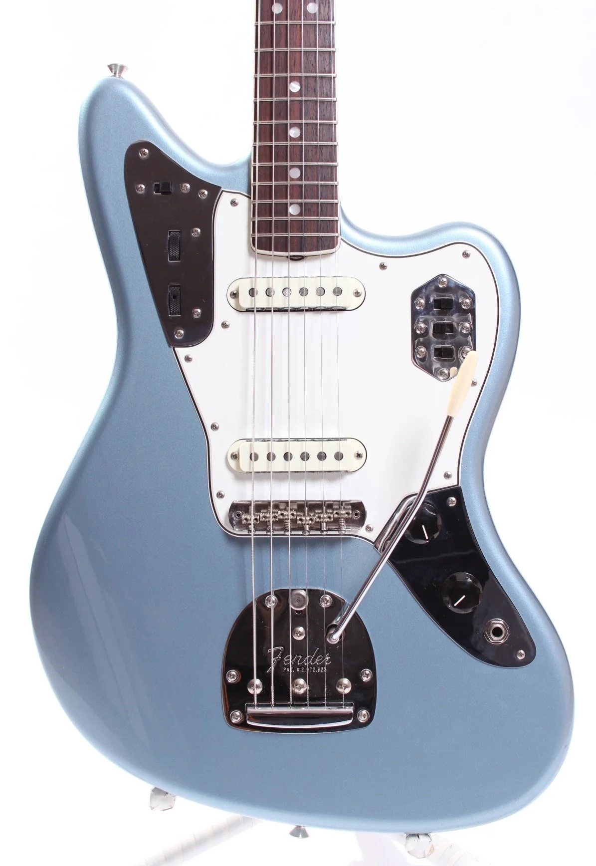 2013 Fender Jaguar American Vintage 65 Reissue ice blue metallic - Image 2