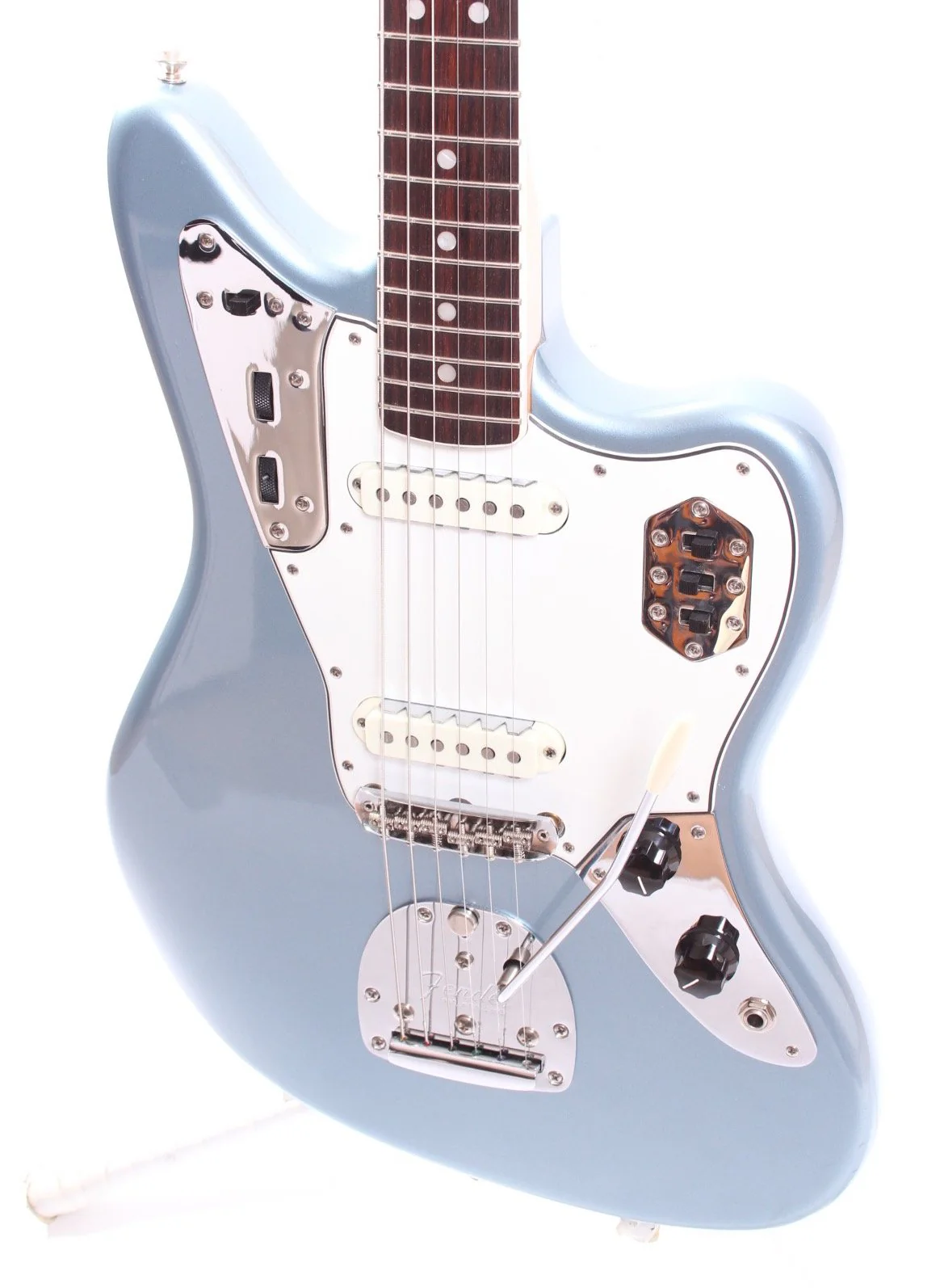 2013 Fender Jaguar American Vintage 65 Reissue ice blue metallic - Image 3