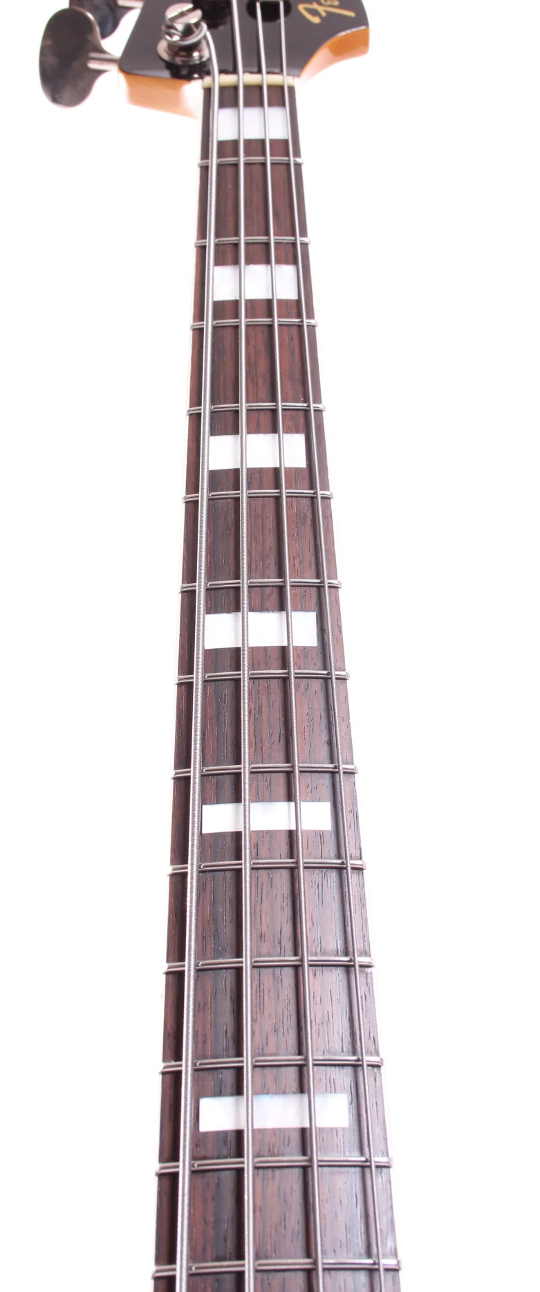 2013 Fender Jazz Bass 66 Reissue matching headstock black - Image 4