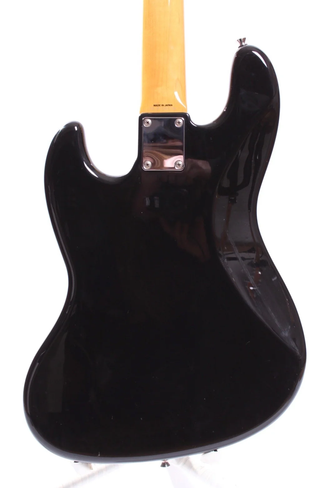 2013 Fender Jazz Bass 66 Reissue matching headstock black - Image 7