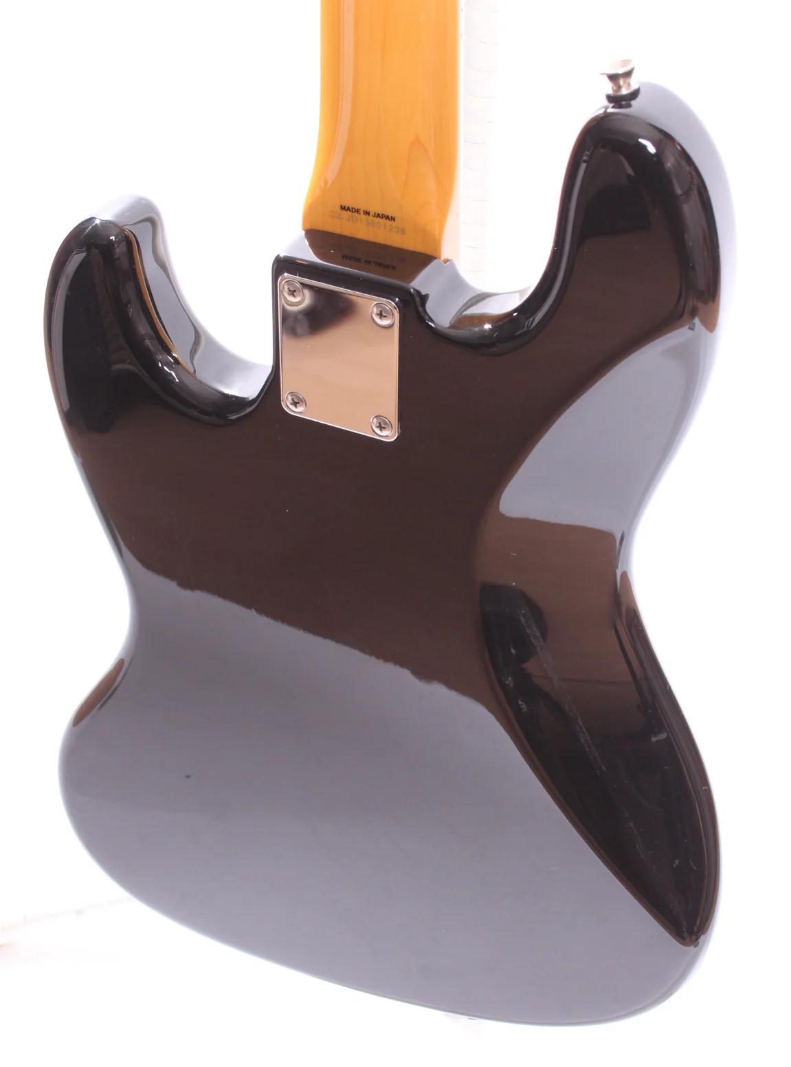 2013 Fender Jazz Bass 66 Reissue matching headstock black - Image 8