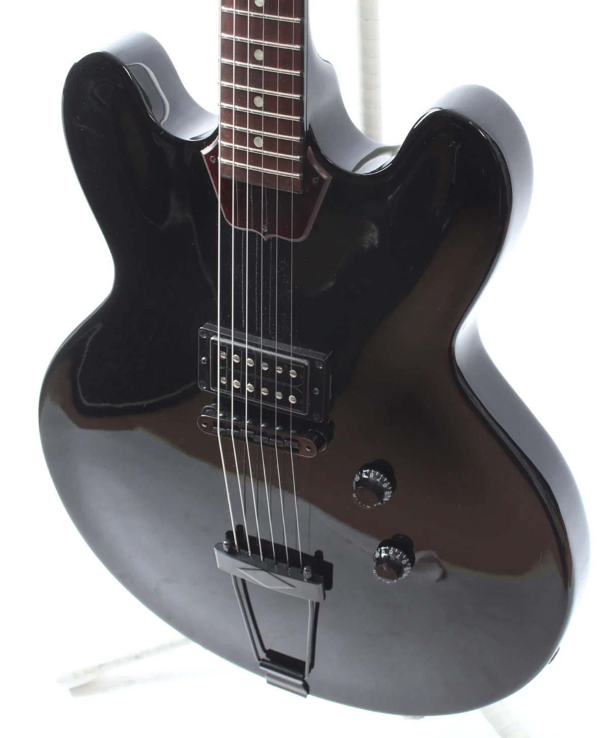 2013 Gibson Memphis Custom Shop ES-335 Studio ebony - Image 3