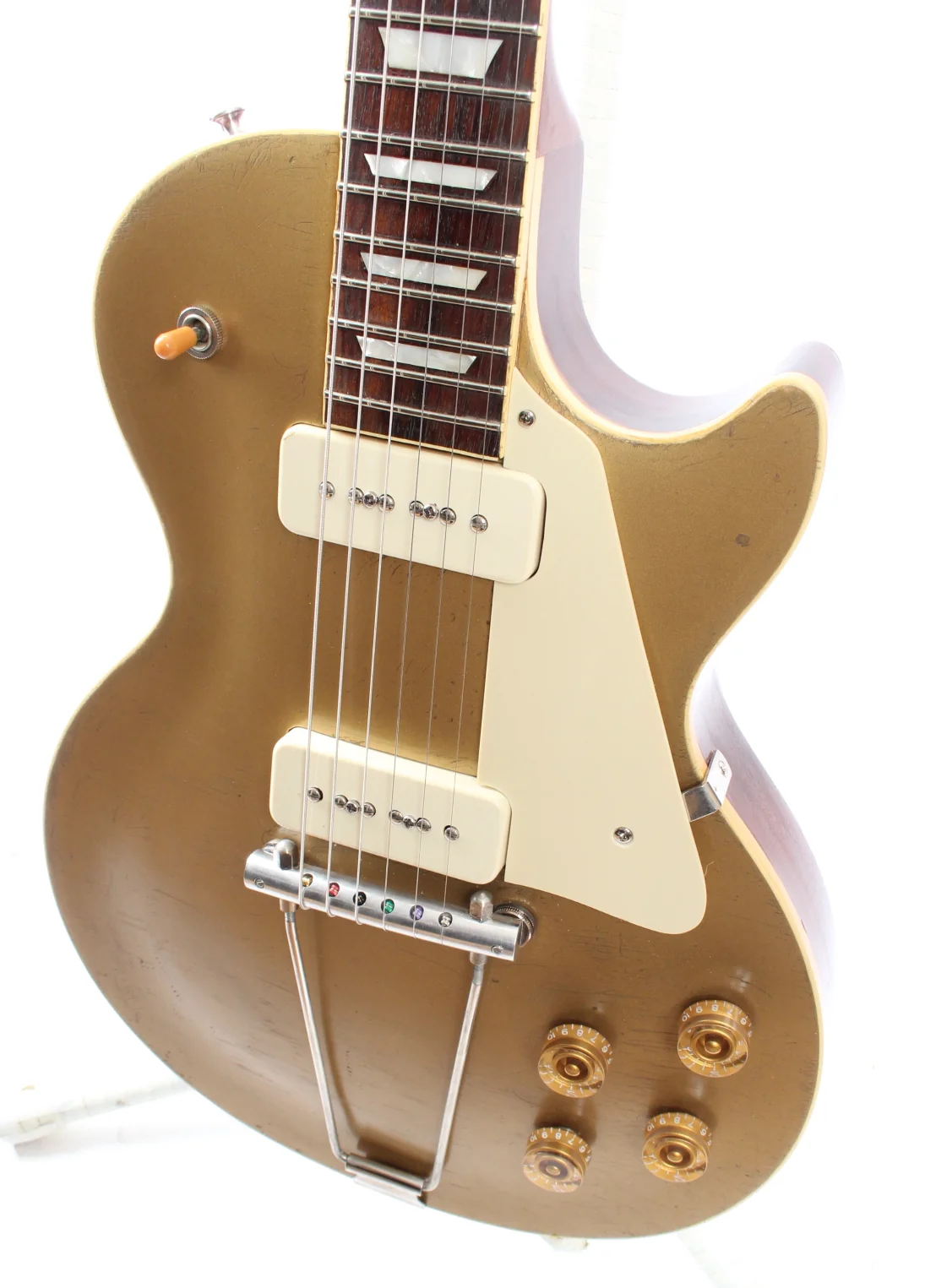 2013 Gibson Les Paul LPJ 1952 Conversion goldtop - Image 3